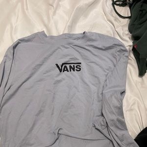 Crop top vans light blue
